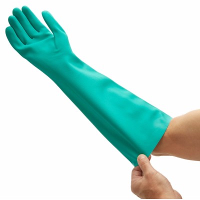 Удлиненные нитриловые перчатки JACKSON SAFETY* G80 химически стойкие (с манжетой 45 см)
