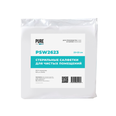 Стерильные салфетки для чистых помещений Puretech® PSW2623