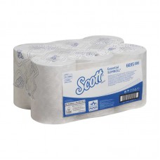 Полотенца для рук в рулоне SCOTT ESSENTIAL SLIMROLL (6695), 1 упаковка (6 рулонов по 190 метровв каждом рулоне)