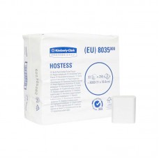 Туалетная бумага HOSTESS (8035), 1 коробка (32 пачки по 250 листов в каждой пачке)