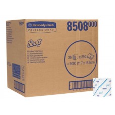 Туалетная бумага SCOTT (8508), 1 коробка (36 пачек по 250 листов в каждой пачке)