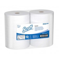 Туалетная бумага в большом рулоне SCOTT CONTROLL (8569), 1 упаковка (6 рулонов по 1280 листов в каждом рулоне)