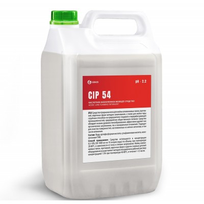 Кислотное низкопенное моющее средство на основе ортофосфорной кислоты CIP 54 (5 литров)